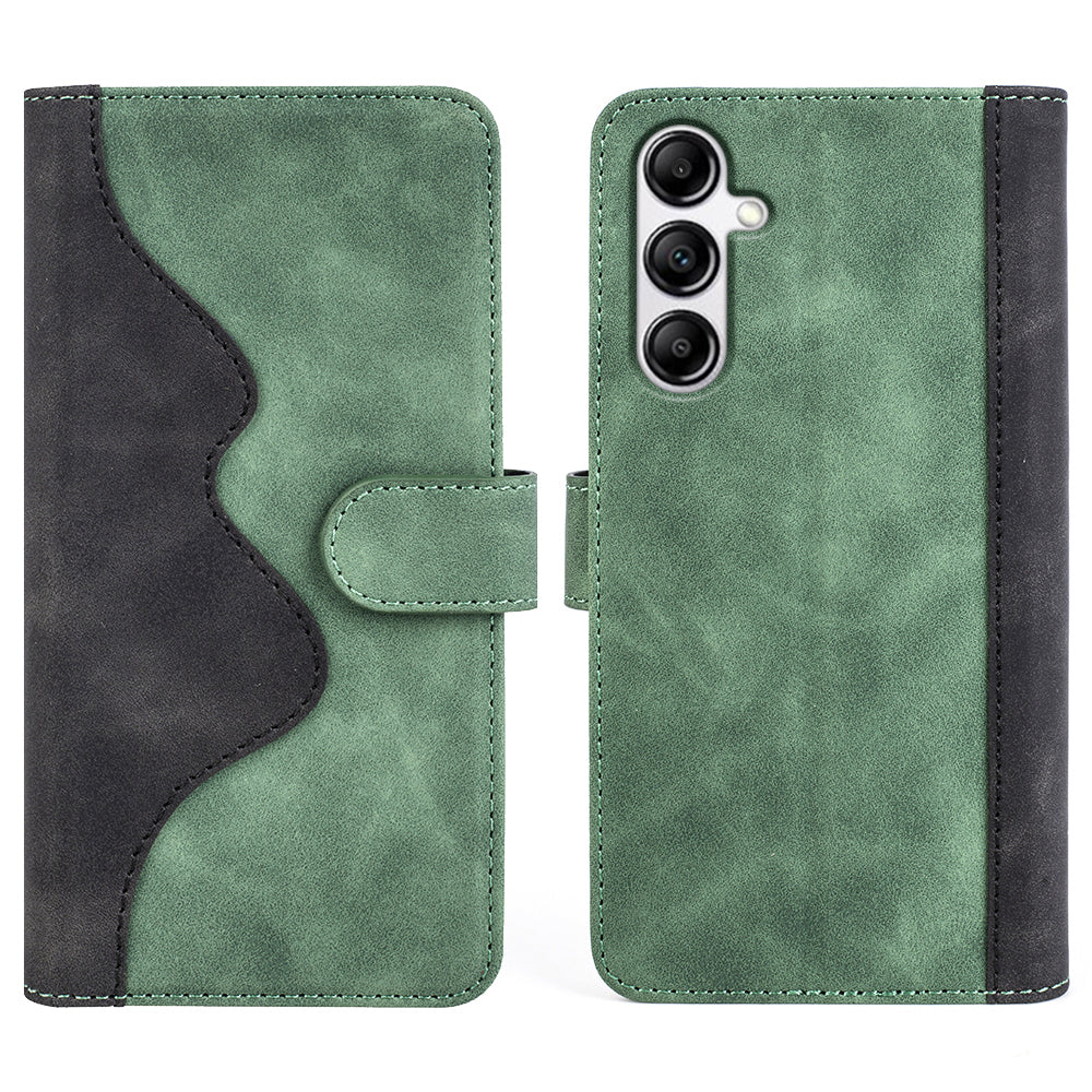For Samsung Galaxy A34 5G Wallet Case Dual Color Splicing Stand PU Leather Phone Cover For Samsung Galaxy A34 5G Wallet Case Dual Color Splicing Stand PU Leather Phone Cover